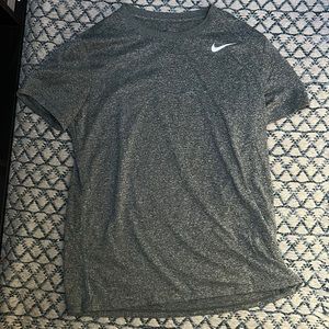 Gray Nike Dri-FIT t-shirt